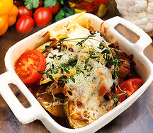 Запечённая свинина по-пьемонтски с картофелем гриль Бизнес-ланч