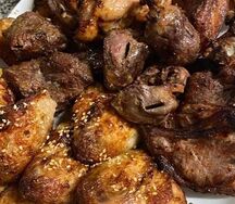 Шашлык из cвинoй шейки