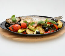 Сибас на гриле