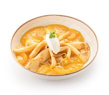 Блинчики с соусом Сюзетт и крем-чизом