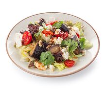 Салат с баклажанами и фетой