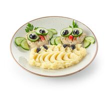 Котлетки с пюрешкой