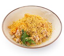 Большая порция салата Мимоза