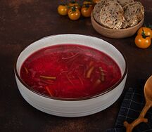 Борщ домашний постный Оригинальный