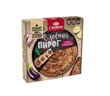 Слоеный пирог с мясом и баклажаном