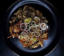 Удон с креветками