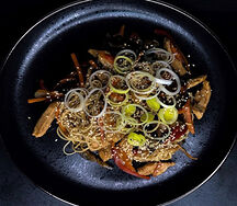 Яичная лапша с курицей