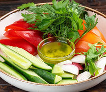 Свежие овощи и зелень