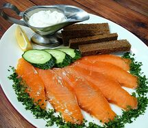 Лосось слабосоленый