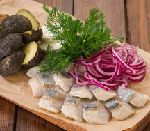 Сельдь с картофелем