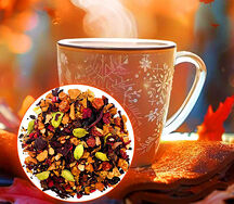 Чай - глинтвейн с малиной