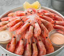 Северные креветки к пиву охлажденные