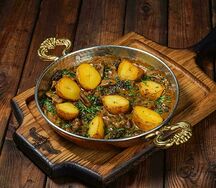 Картофель жареный с грибами