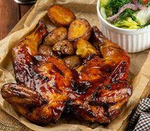 Цыпленок запеченый на гриле