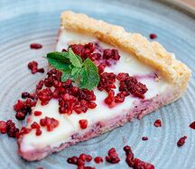 Тарт с белым шоколадом