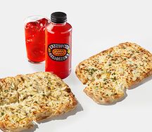 Две пиццы и морс