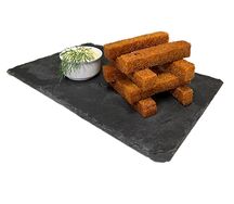 Гренки с чесночным соусом