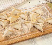 Пельмени из кеты с брокколи