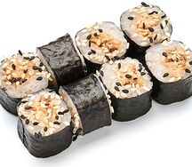 Маки с лососем терияки