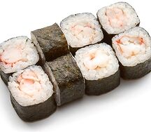 Маки с креветкой