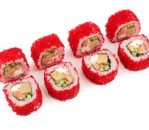 Калифорния с лососем терияки