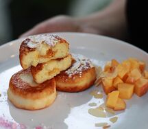 Сырники с начинкой из джема