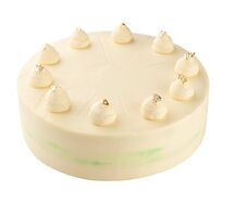 Торт Шпинат, лайм и клубника