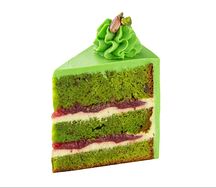 Торт Фисташка и клубника порционный