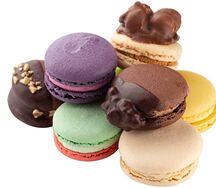 Макарон Мята-клубника