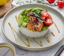 Поке с лососем