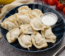 Пельмени с горбушей