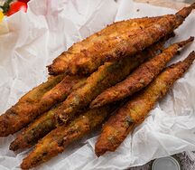 Мойва жареная кимчи