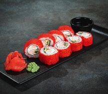 Ролл Калифорния с креветками