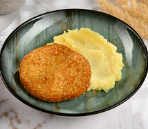 Куриная котлета с пюре 250гр