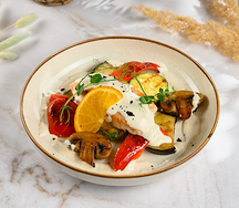 Лосось с овощами гриль 410гр