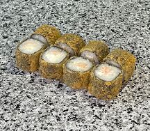 Жареный маки с креветкой