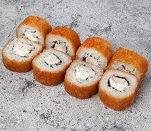 Жареный ролл с курицей