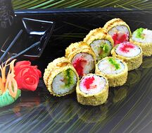 Ролл Темпура окунь