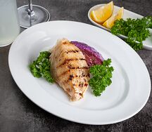 Стейк из белой и красной капусты