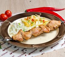Шашлык из куриной грудки