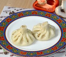 Хинкали по-грузински с бараниной