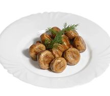 Шампиньоны гриль