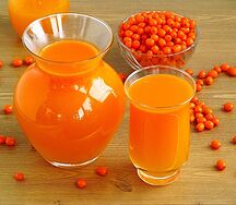 Морс облепиховый