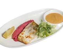 Филе судака с пюре