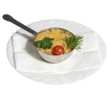 Жюльен с курицей и грибами