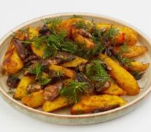 Жареная картошка с грибами 