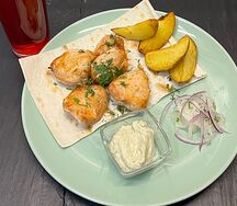 Шашлык-ланч из курицы