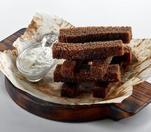 Гренки Бородинские с сыром