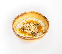 Рисовая каша с пюре из манго