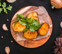 Картофельные половинки на мангале